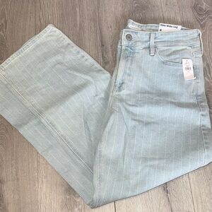 Old Navy Light Blue Slim Wide Leg Jeans